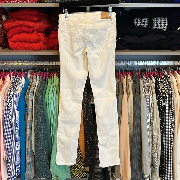 Level 99 white 4 pocket Lila skinny straight jeans size 26 - Picture 3 of 3